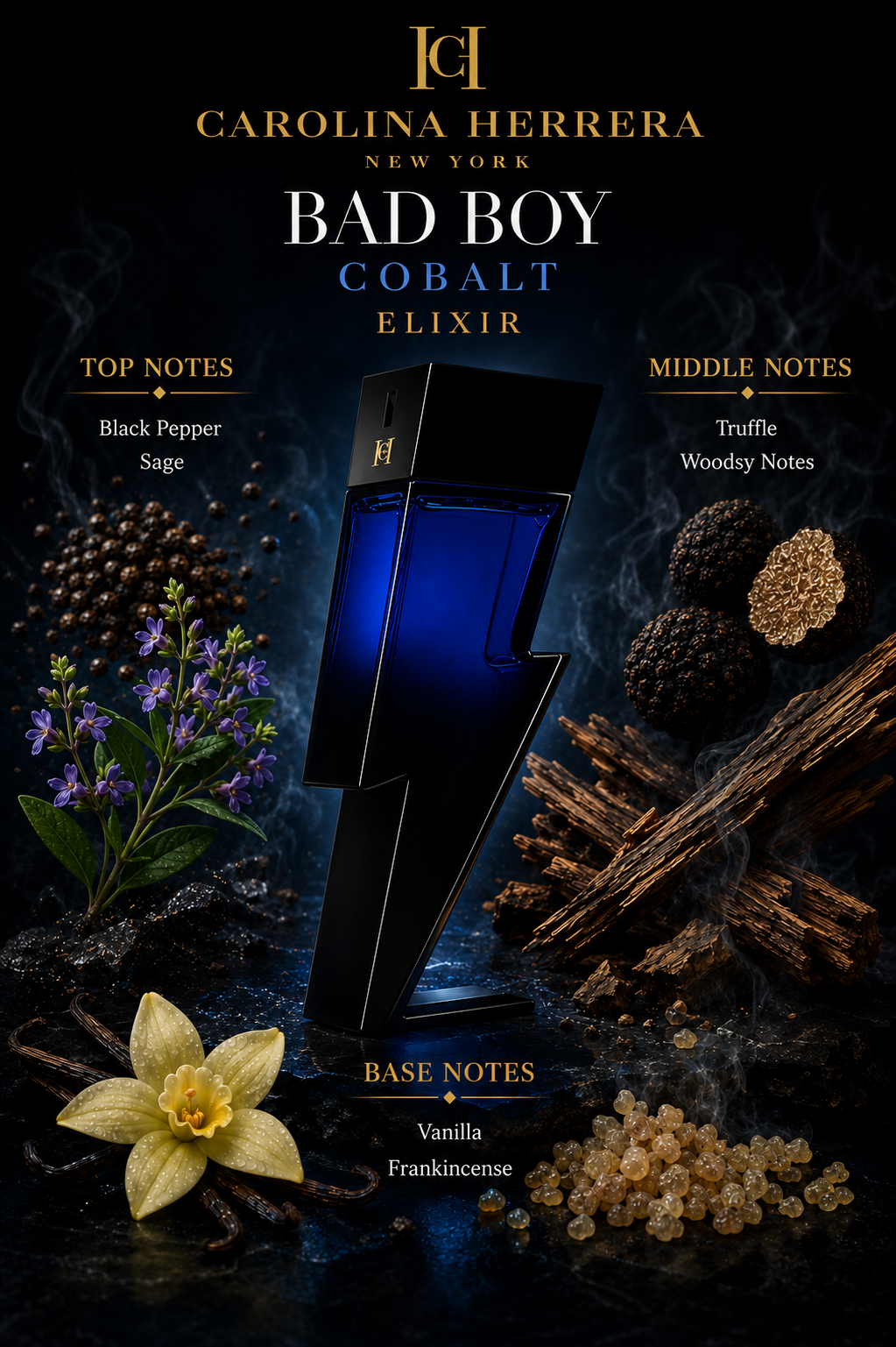 Carolina Herrera — Bad Boy Cobalt Elixir